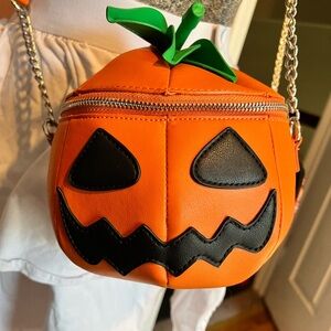 Viral tik tok mad engine pumpkin jack o lantern bag